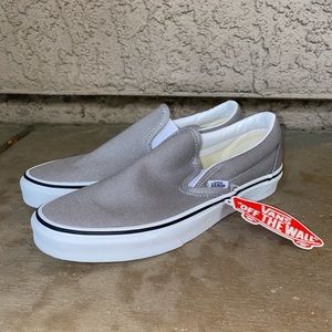 grey slip-on vans!